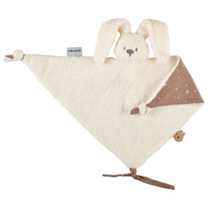 Nattou Lapidou Teddy Snutte Glow in the Dark Benvit produkt bild