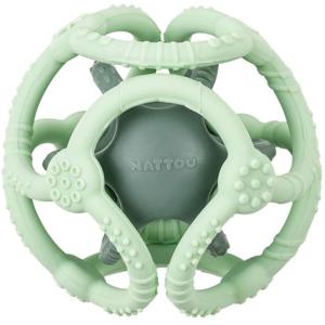 Nattou Soft Silicone Aktivitetsboll Grön produkt bild
