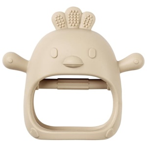 Nattou Soft Silicone Bitleksak Handske Clay produkt bild