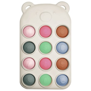 Nattou Soft Silicone Bitleksak Pop-it Remote produkt bild