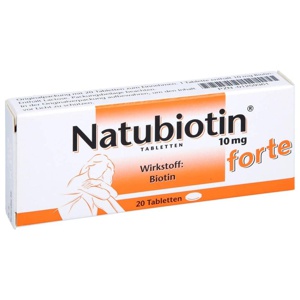 NATUBIOTIN 10 mg forte Tabletten Produktbild