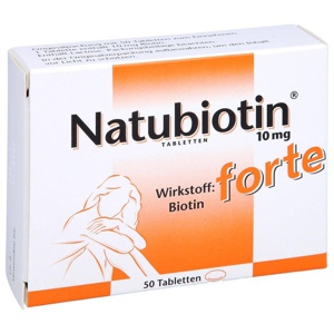 NATUBIOTIN 10 mg forte Tabletten Produktbild