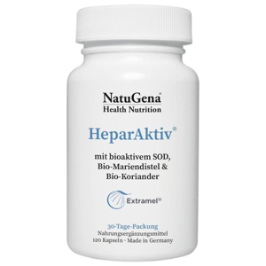 NatuGena HeparAktiv Kapseln Produktbild
