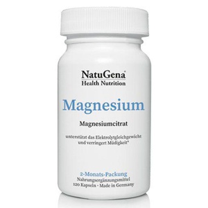 NatuGena Magnesium Citrat 120 St Kapseln Produktbild