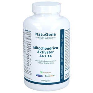 NatuGena Mitochondrien Aktivator 44 + 14 240 St Kapseln Produktbild