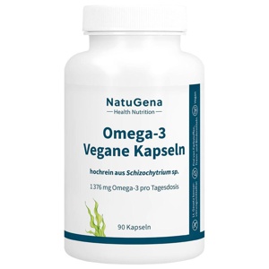 NatuGena Omega-3 Vegane Kapseln 90 Kapseln 90 St Kapseln Produktbild