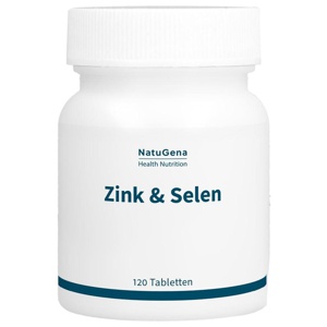 NatuGena Zink & Selen 120 St Tabletten Produktbild