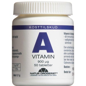 Natur Drogeriet A-Vitamin 900µg 50 stk produktbillede