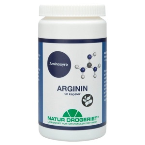 Arginin - 90 kapsler produktbillede