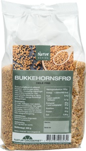Bukkehornsfrø hele - 500 gram produktbillede