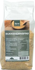 Natur Drogeriet Bukkehornsfrø knust 500 g produktbillede
