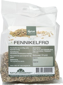 Natur Drogeriet Fennikel hel 100 g produktbillede
