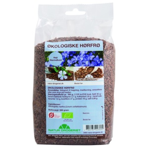 Natur Drogeriet Hørfrø hele Ø 500 g produktbillede