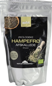 Natur Drogeriet Hampefrø afskallede Ø 300 g produktbillede