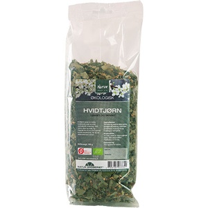 Natur-Drogeriet Hvidtjørnblade m. blomst Ø - 100 g. produktbillede