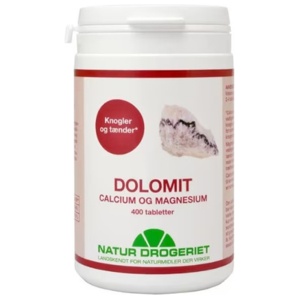 Natur-Drogeriet Kalk + magnesium   400 tabletter produktbilde