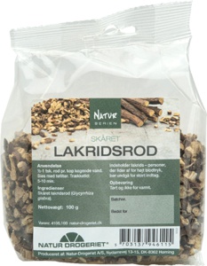Natur Drogeriet Lakridsrod skåret 100 g produktbillede