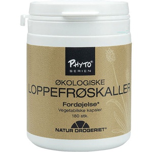 Natur-Drogeriet Loppefrøskaller Økologisk   180 kapsler produktbillede
