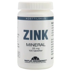 Natur Drogeriet Zink Mineral 100 stk. Produktbild