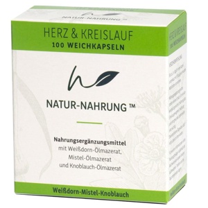 NATUR-NAHRUNG Herz & Kreislauf Weißd.+Mistel+Knobl Produktbild