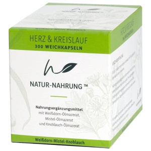 NATUR-NAHRUNG Herz & Kreislauf Weißd.+Mistel+Knobl Produktbild