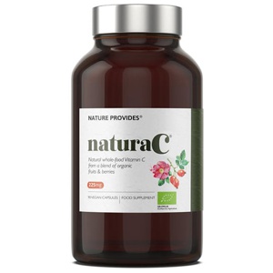 natura-C® Ekologiskt wholefood C-vitamin 90 kapslar produkt bild