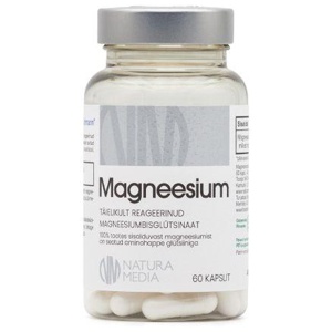Natura Media magneesium bisglütsinaat kapslid N60 toote pilt