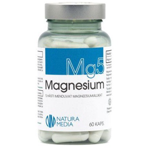 Natura Media Mg5 magneesium kapslid N60 toote pilt