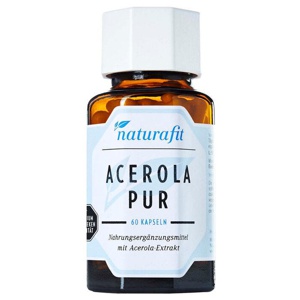 NATURAFIT Acerola pur Kapseln Produktbild