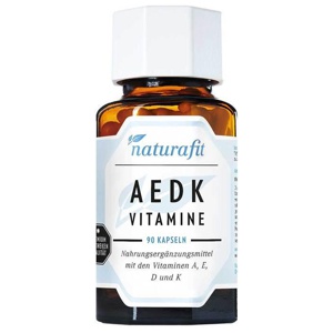 Naturafit Aedk Vitamine Kapseln, 90 St Kapseln Produktbild