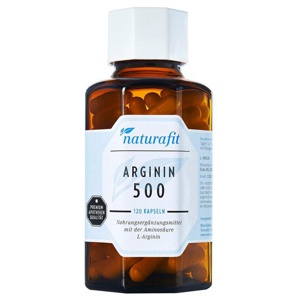 NATURAFIT Arginin 500 Kapseln Produktbild