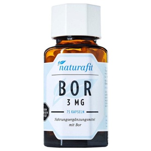 NaturaFit Bor 3 mg Kapseln, 75 St Kapseln Produktbild