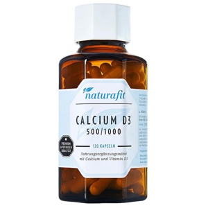 NATURAFIT Calcium D3 500/1000 Kapseln Produktbild