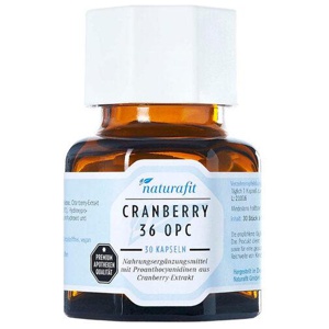 NATURAFIT Cranberry 36 OPC Kapseln Produktbild