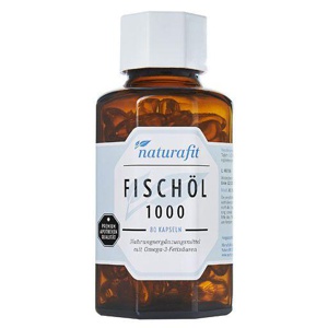 NATURAFIT Fischöl 1000 mg Kapseln Produktbild