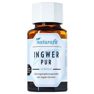 NATURAFIT Ingwer Kapseln Produktbild