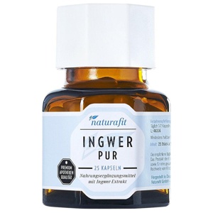 NATURAFIT Ingwer Pur Kapseln Produktbild