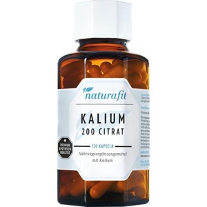 NATURAFIT Kalium 200 Citrat Kapseln Produktbild