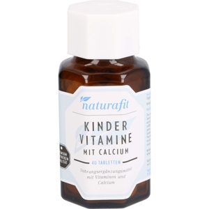 NATURAFIT Kindervitamine m.Calcium Lutschtabletten Produktbild