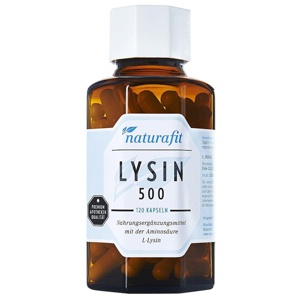 NATURAFIT Lysin 500 Kapseln Produktbild