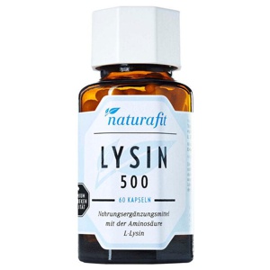 NATURAFIT Lysin 500 Kapseln Produktbild