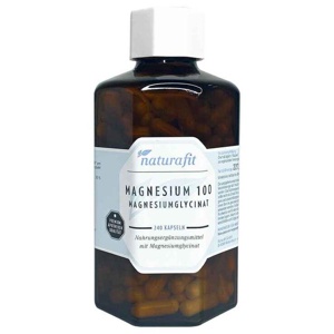 NATURAFIT Magnesium 100 mg Magnesiumglycinat Kaps. Produktbild