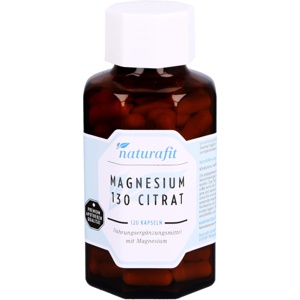 NATURAFIT Magnesium 130 Citr Kapseln Produktbild