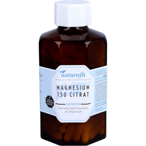 NATURAFIT Magnesium 130 Citr Kapseln Produktbild