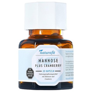 Naturafit Mannose plus Cranberry Kapseln, 20 St Kapseln Produktbild