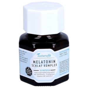 Naturafit Melatonin Schlaf Komplex Kapseln, 20 St Kapseln Produktbild