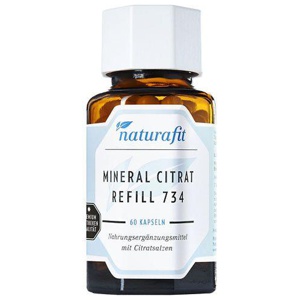 NATURAFIT Mineral Citrat Refill 734 Kapseln Produktbild