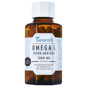 NATURAFIT Omega-3 extra 400/200 Kapseln Produktbild