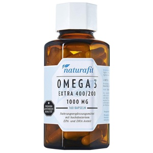 NATURAFIT Omega-3 extra 400/200 Kapseln Produktbild