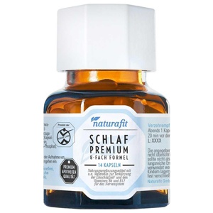 NATURAFIT Schlaf Premium 8-fach Formel Kapseln Produktbild